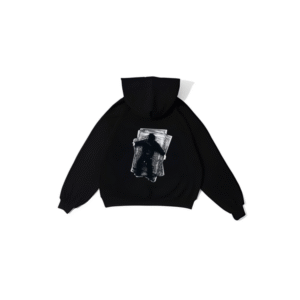 1$z Siyah Oversize Hoodie