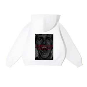 American Psycho Beyaz Hoodie