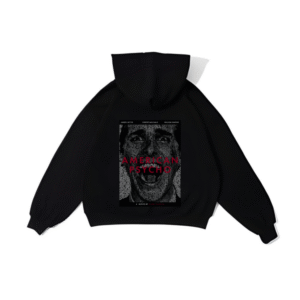 American Psycho Siyah Oversize Hoodie
