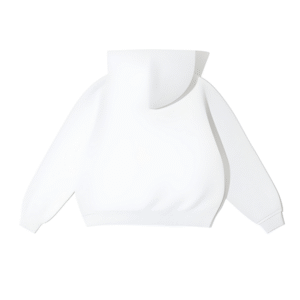 Basic Oversize Beyaz Hoodie