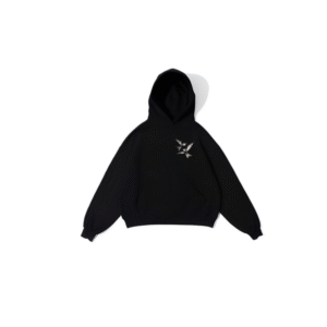 Bird Siyah Oversize Hoodie