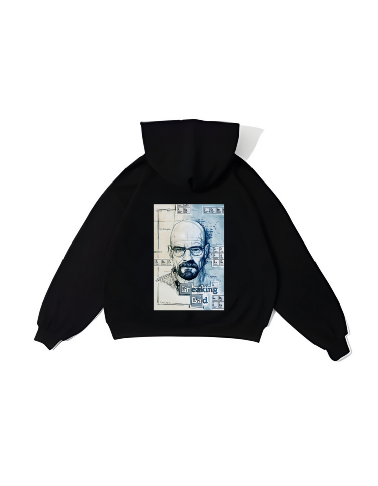 Breaking Bed Siyah Oversize Hoodie