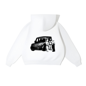 Class G-gang Beyaz Oversize Hoodie